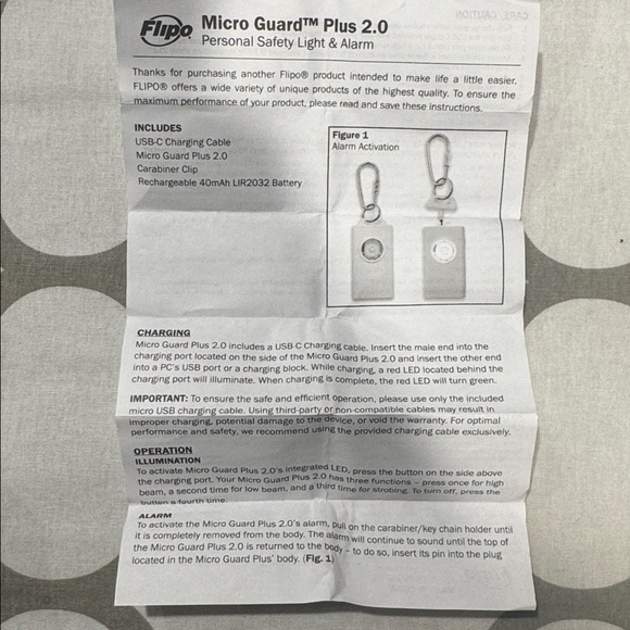 Flipo Keychain LED Light Micro Guard - Picture 5 of 5